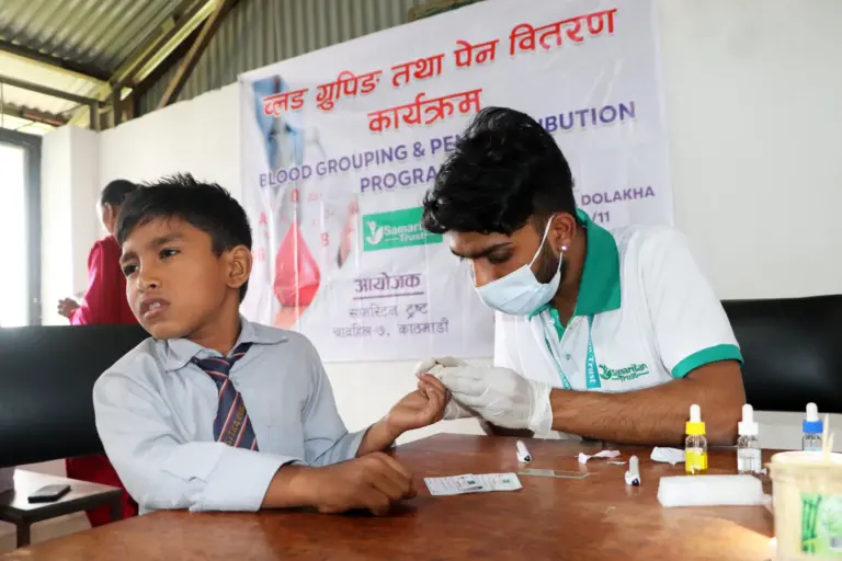 Medicine Distribution & Blood Grouping
