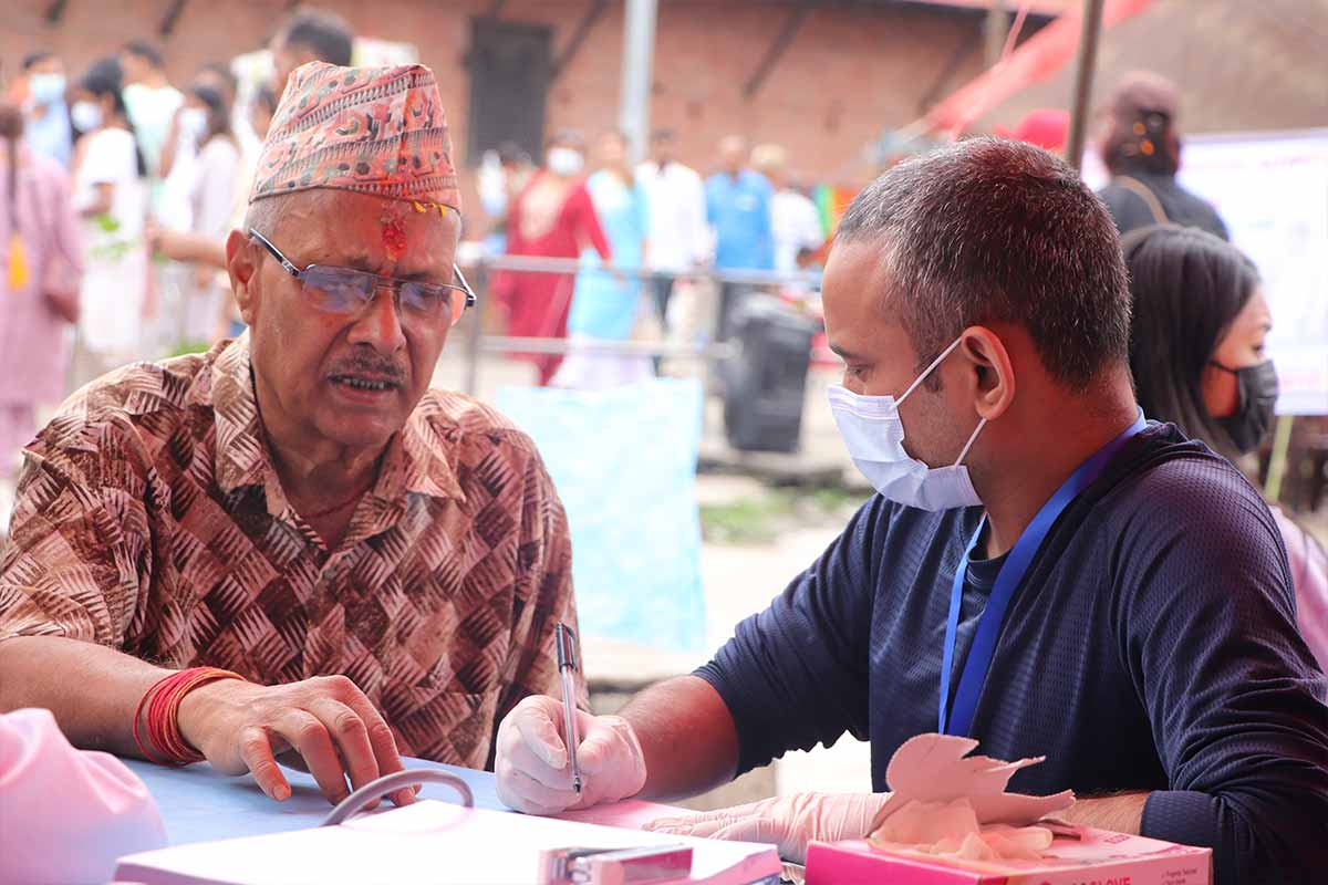 Health camp at pasupatinath 5